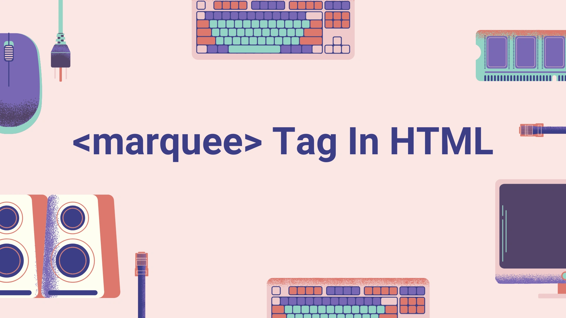 تصویر مقاله آموزش تگ marquee در html